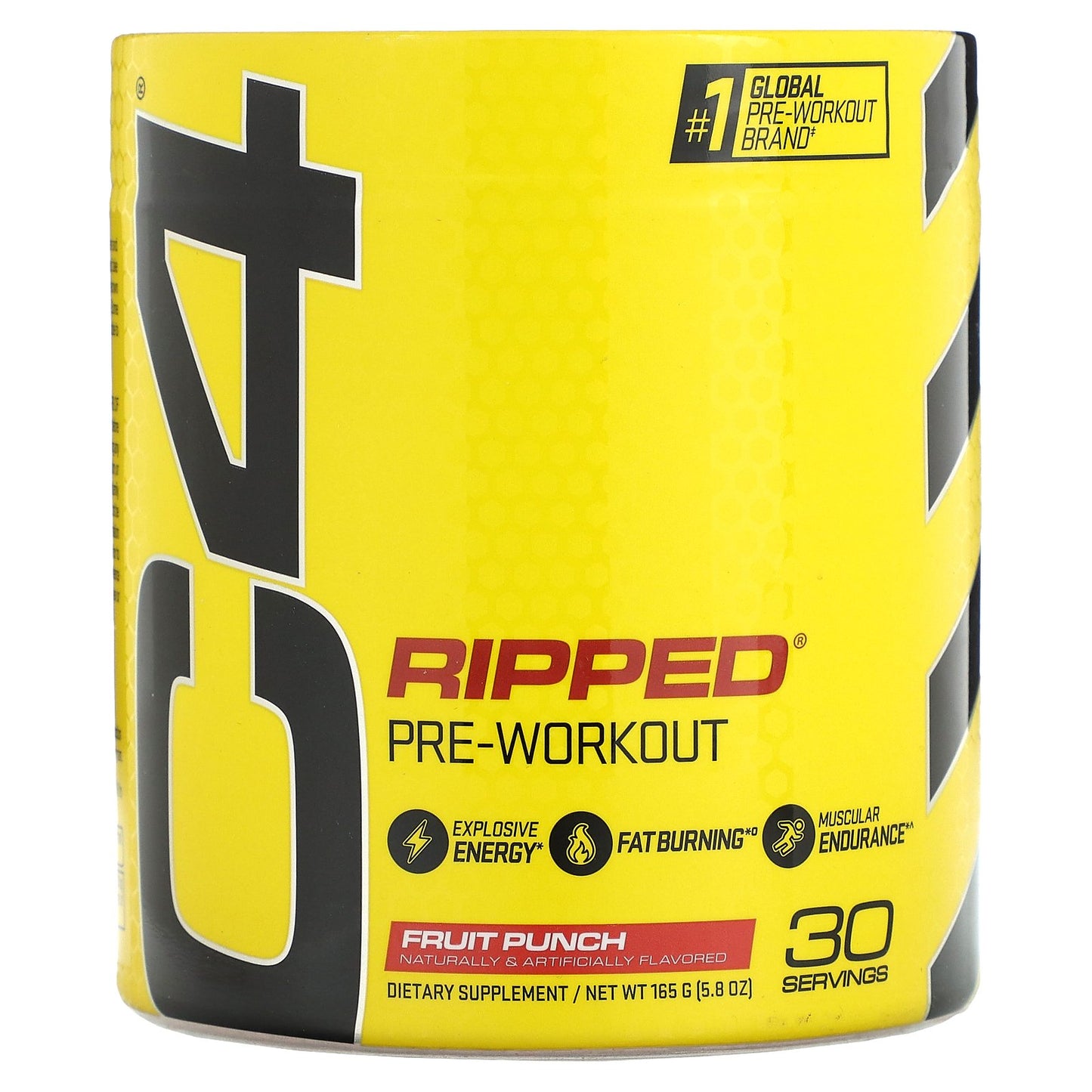 C4 / Cellucor, C4 Ripped, Pre-Workout, Fruit Punch, 5.8 oz (165 g)