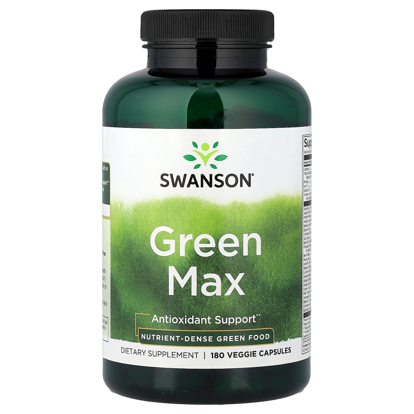 Swanson, Green Max, 180 Veggie Capsules
