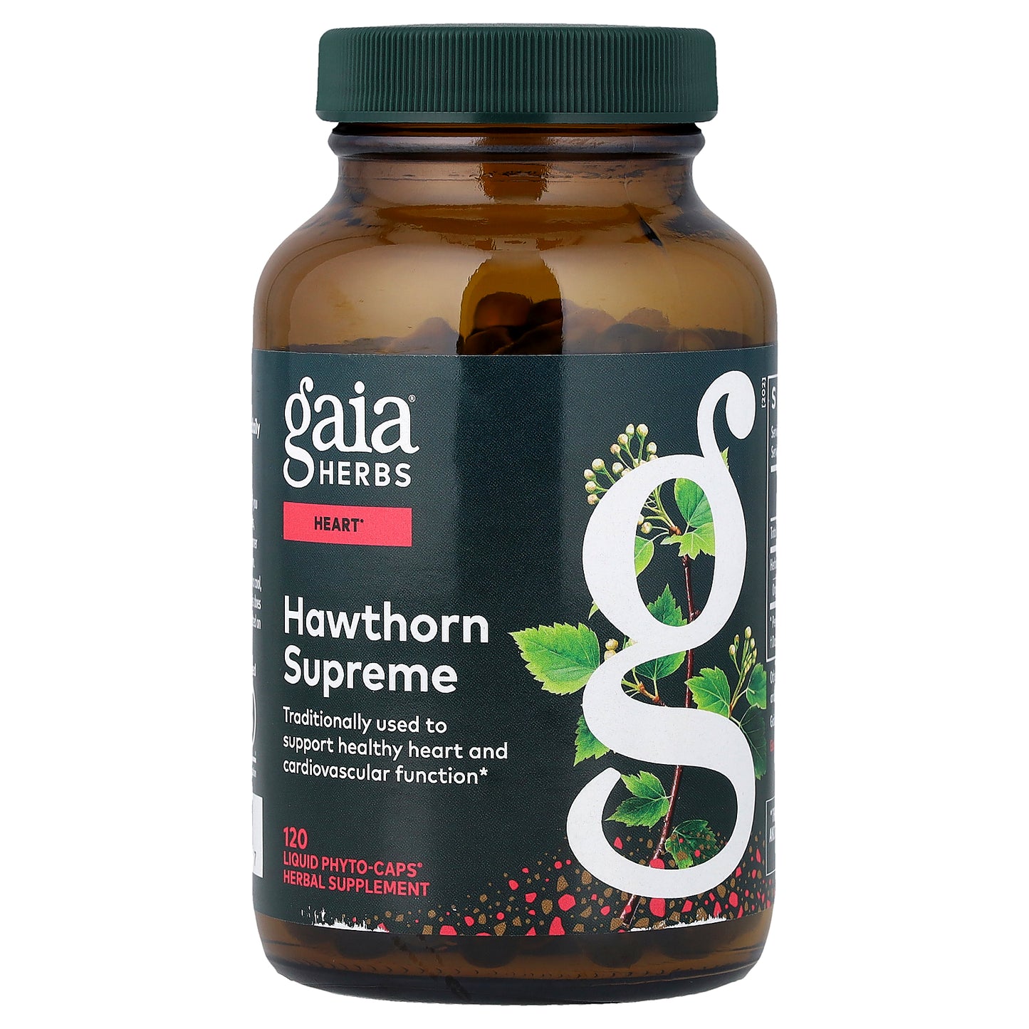Gaia Herbs, Hawthorn Supreme, 120 Liquid Phyto-Caps (500 mg per Capsule)