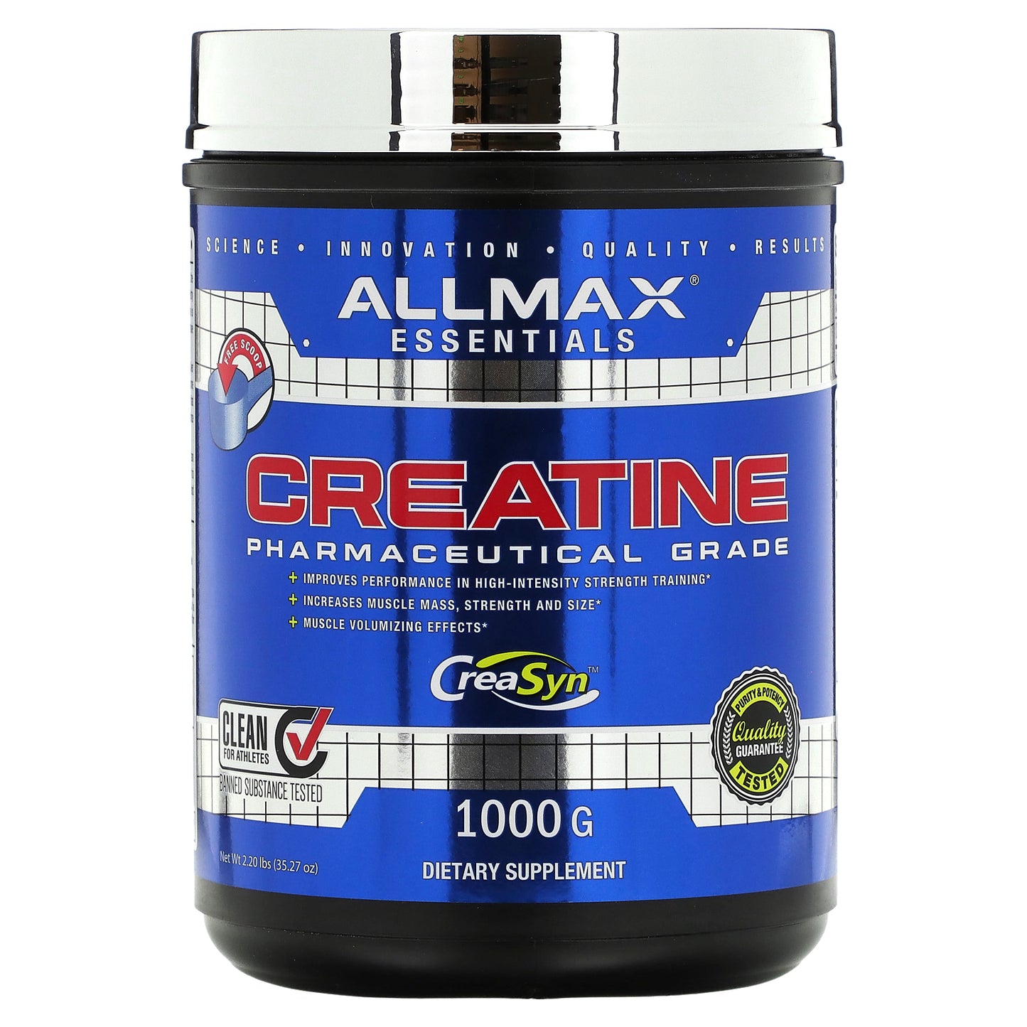 ALLMAX, Creatine, Pharmaceutical Grade, 5 g , 2.2 lbs (1,000 g)