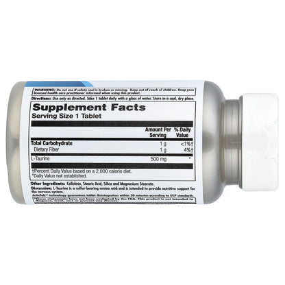 KAL, L-Taurine , 500 mg, 60 Tablets