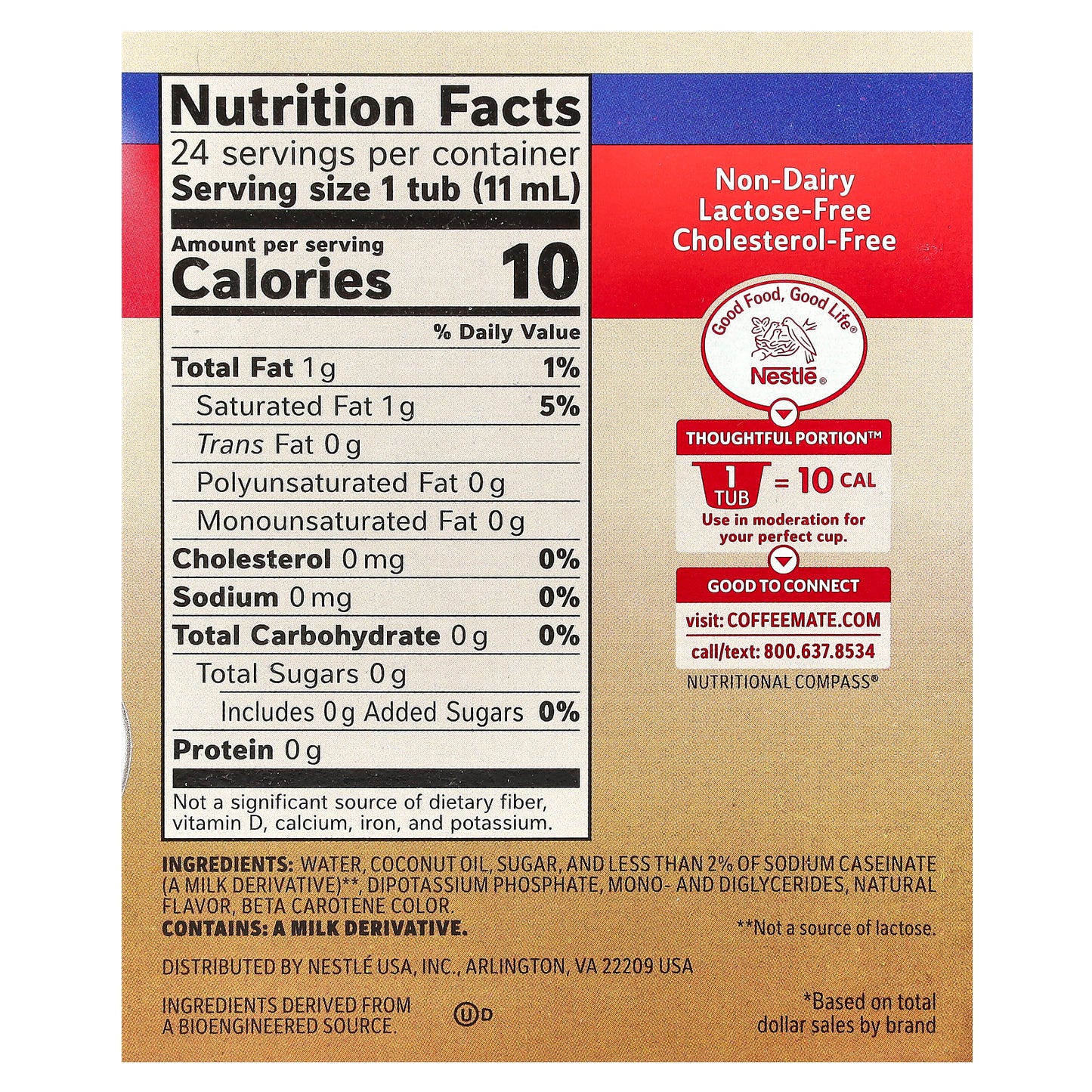 Coffee Mate, Coffee Creamer, Original, 24 Creamers, 3/8 fl oz (11ml) Each