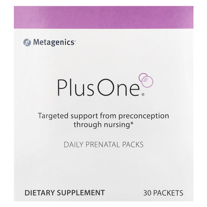 Metagenics, Plus One®, Daily Prenatal Packs, 30 Packets