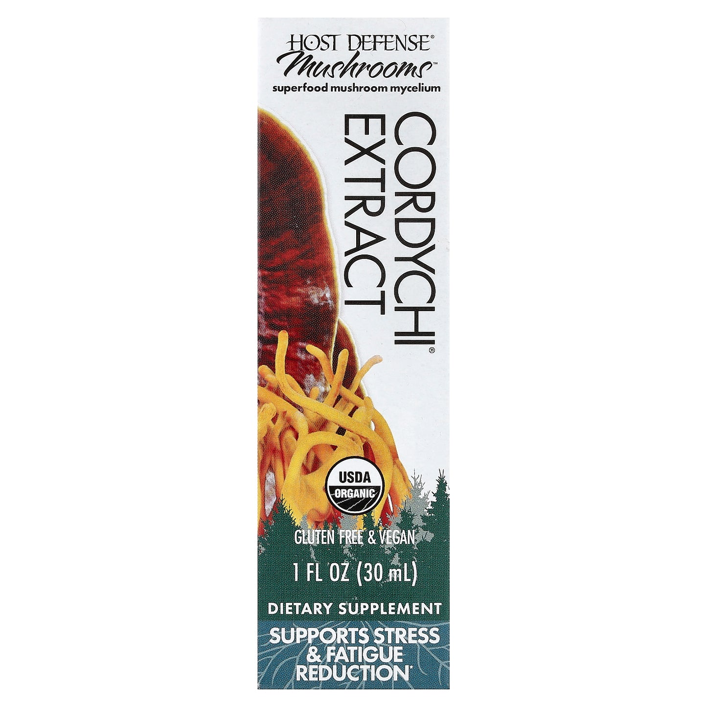 Host Defense, Mushrooms™, Cordychi® Extract, 1 fl oz (30 ml)