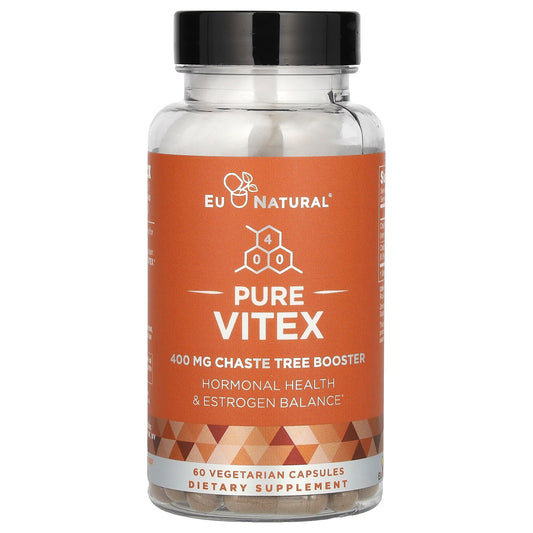 Eu Natural, Pure Vitex, 60 Vegetarian Capsules (400 mg per Capsule)