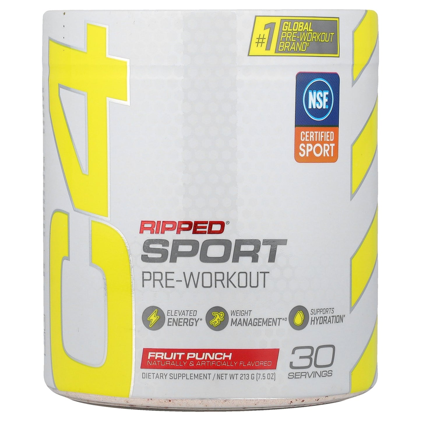 C4 / Cellucor, C4® Ripped Sport, Pre-Workout, Fruit Punch, 7.5 oz (213 g)