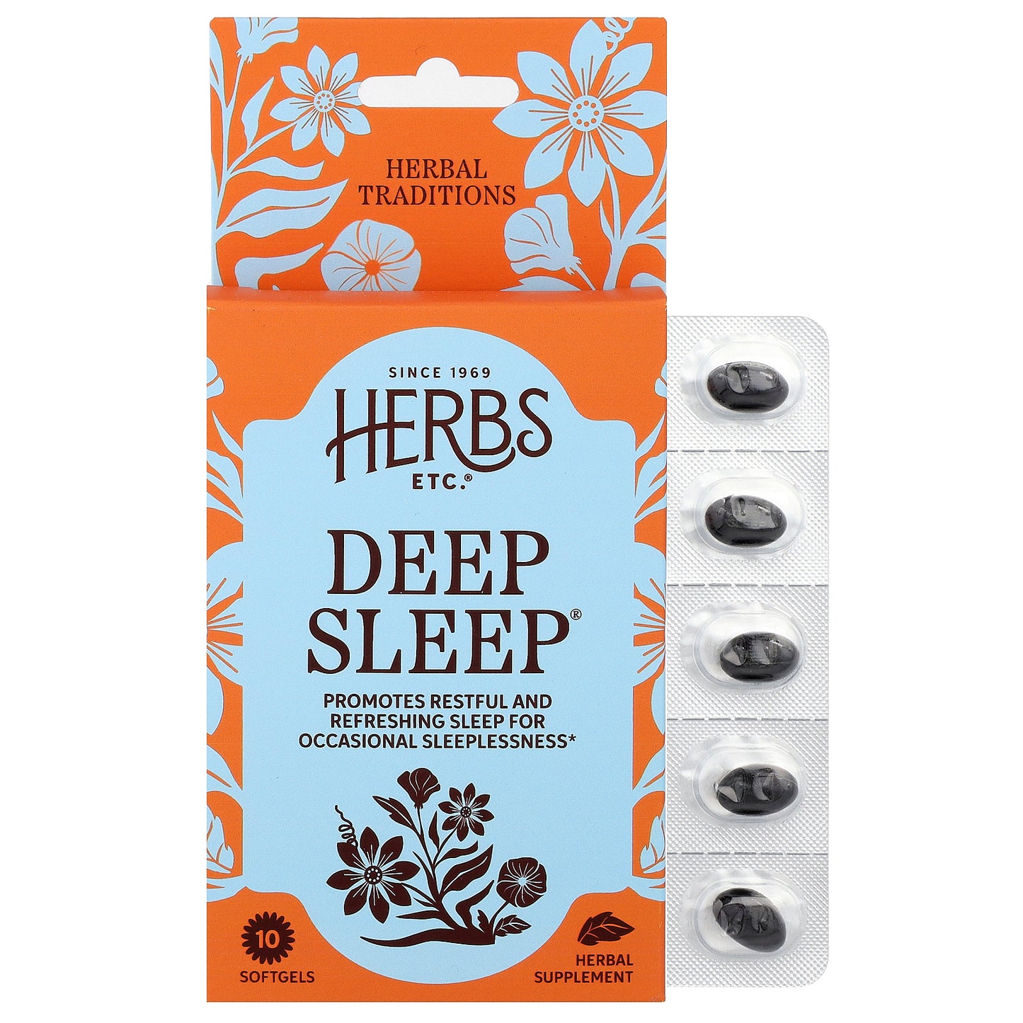 Herbs Etc., Deep Sleep®, 10 Softgels