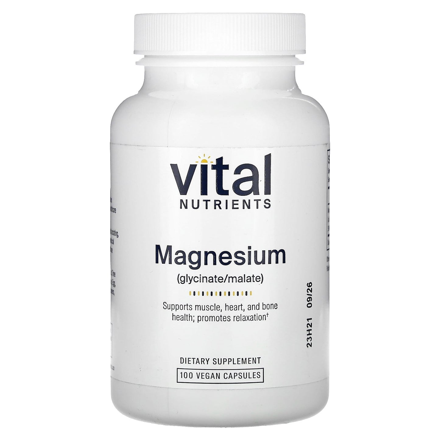 Vital Nutrients, Magnesium, 240 mg, 100 Vegan Capsules (120 mg Per Capsule)