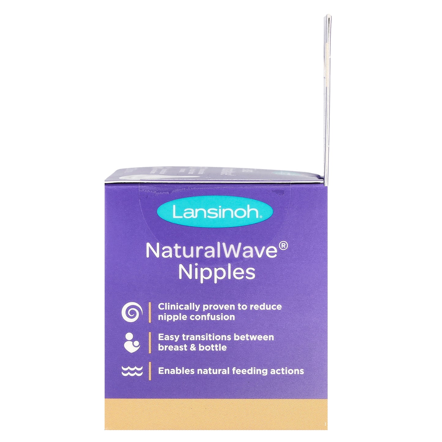 Lansinoh, NaturalWave® Nipples, Fast Flow, 2 Nipples