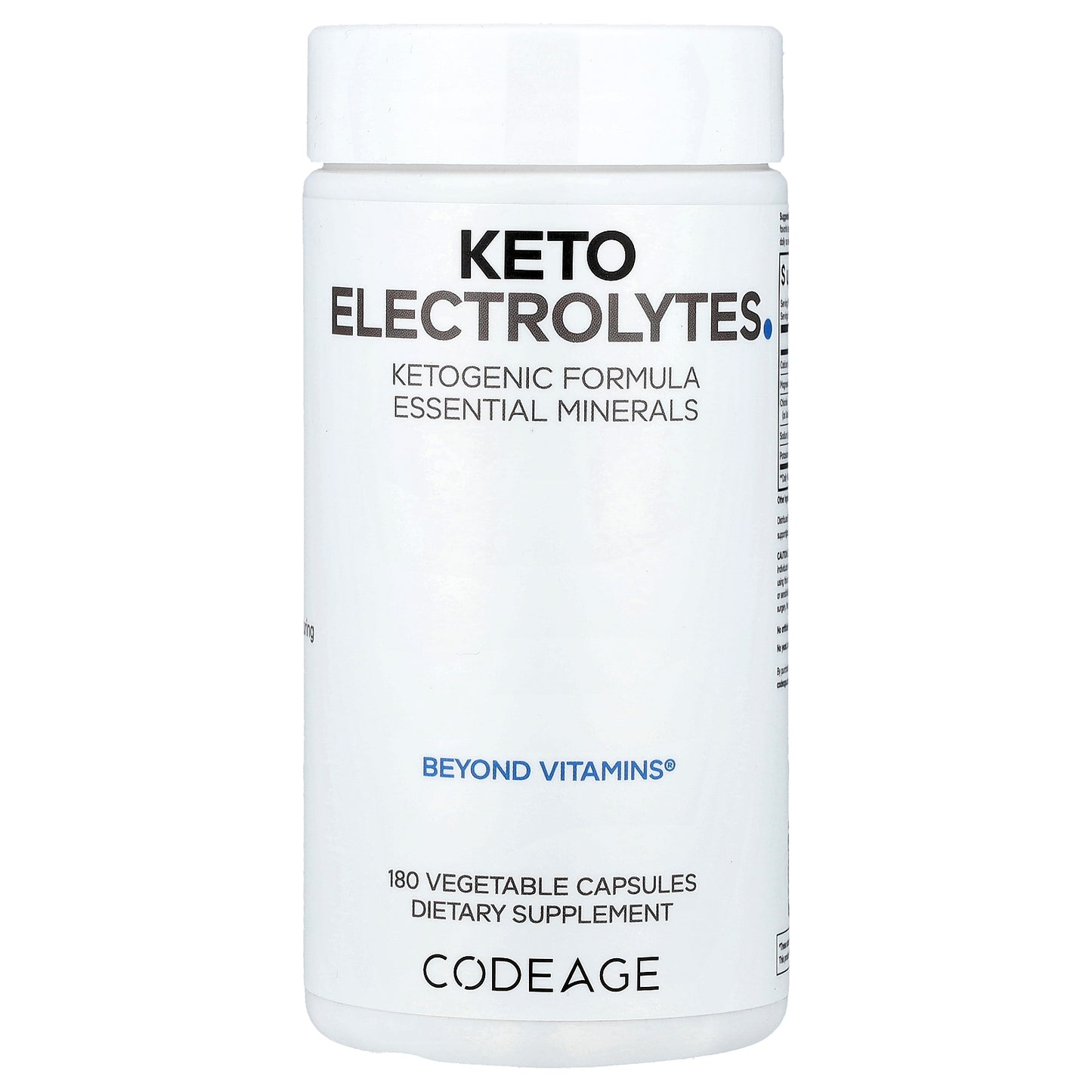 Codeage, Keto Electrolytes, 180 Vegetable Capsules