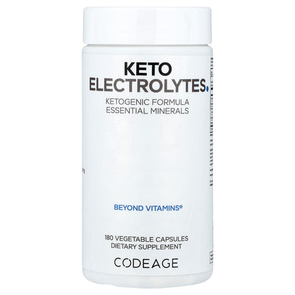 Codeage, Keto Electrolytes, 180 Vegetable Capsules