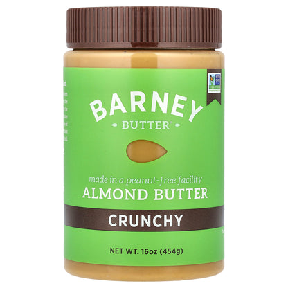 Barney Butter, Almond Butter, Crunchy, 16 oz (454 g)