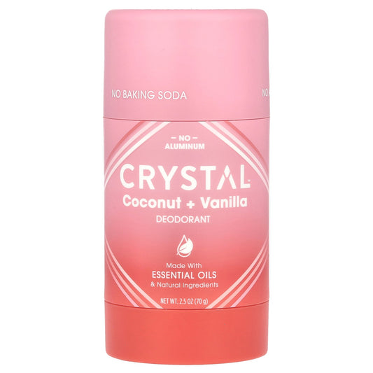 CRYSTAL, Deodorant, Coconut + Vanilla, 2.5 oz (70 g)