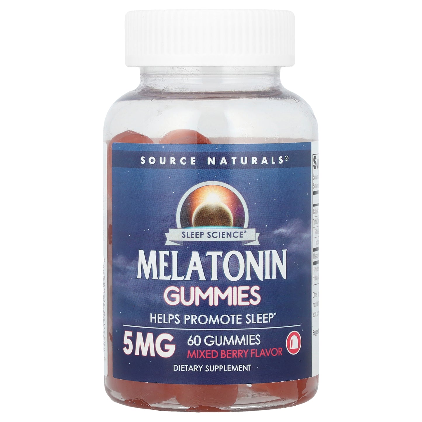 Source Naturals, Sleep Science®, Melatonin Gummies, Mixed Berry, 5 mg, 60 Gummies