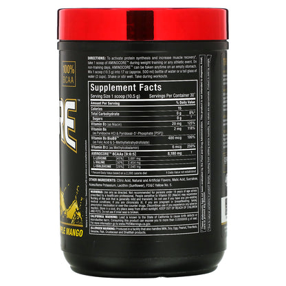 ALLMAX, AMINOCORE™ BCAA, Pineapple Mango, 0.69 lb (315 g)