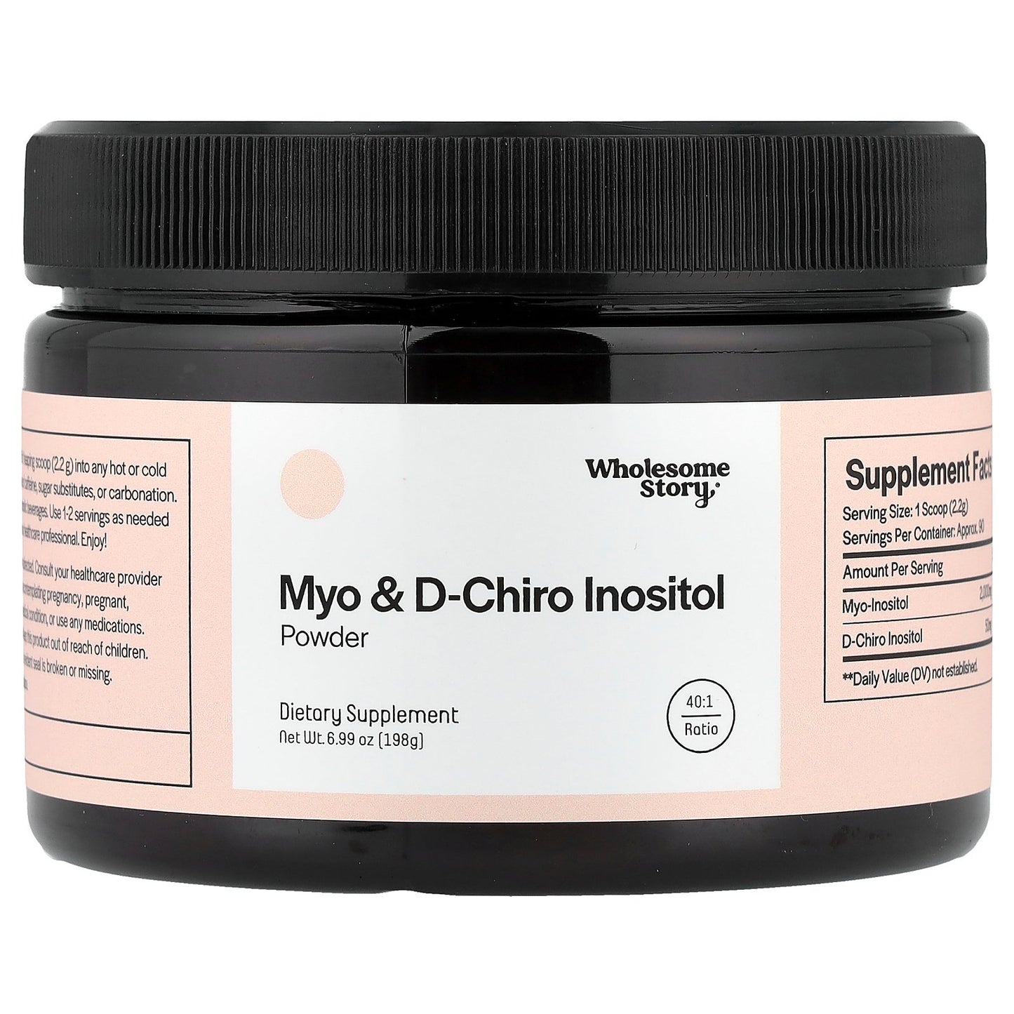 Wholesome Story, Myo & D-Chiro Inositol Powder, 6.99 oz (198 g)