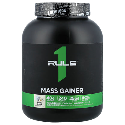 Rule One Proteins, Mass Gainer, Vanilla Creme, 5.73 lb (2.6 kg)