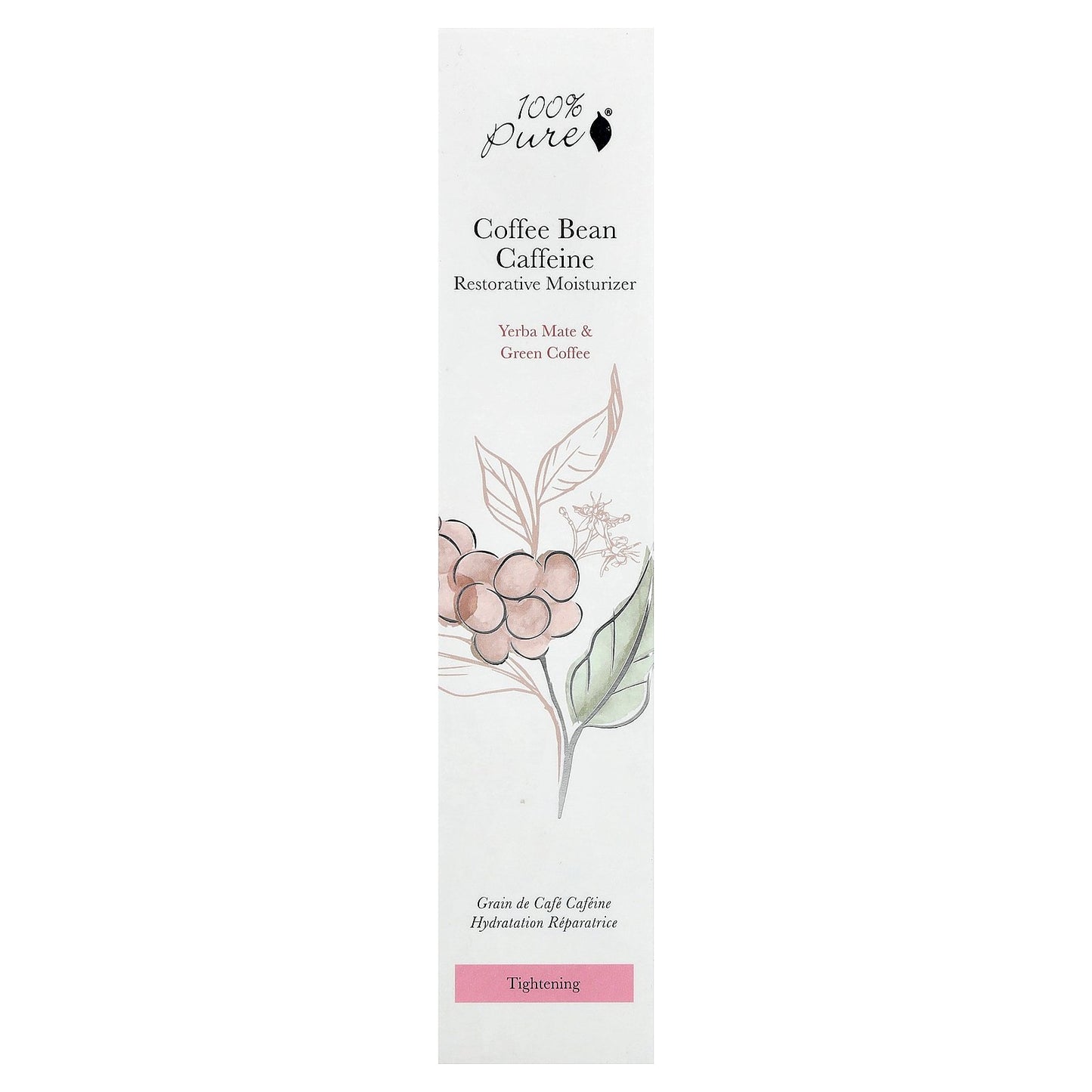 100% PURE, Coffee Bean Caffeine Restorative Moisturizer, 1.4 fl oz (40 ml)