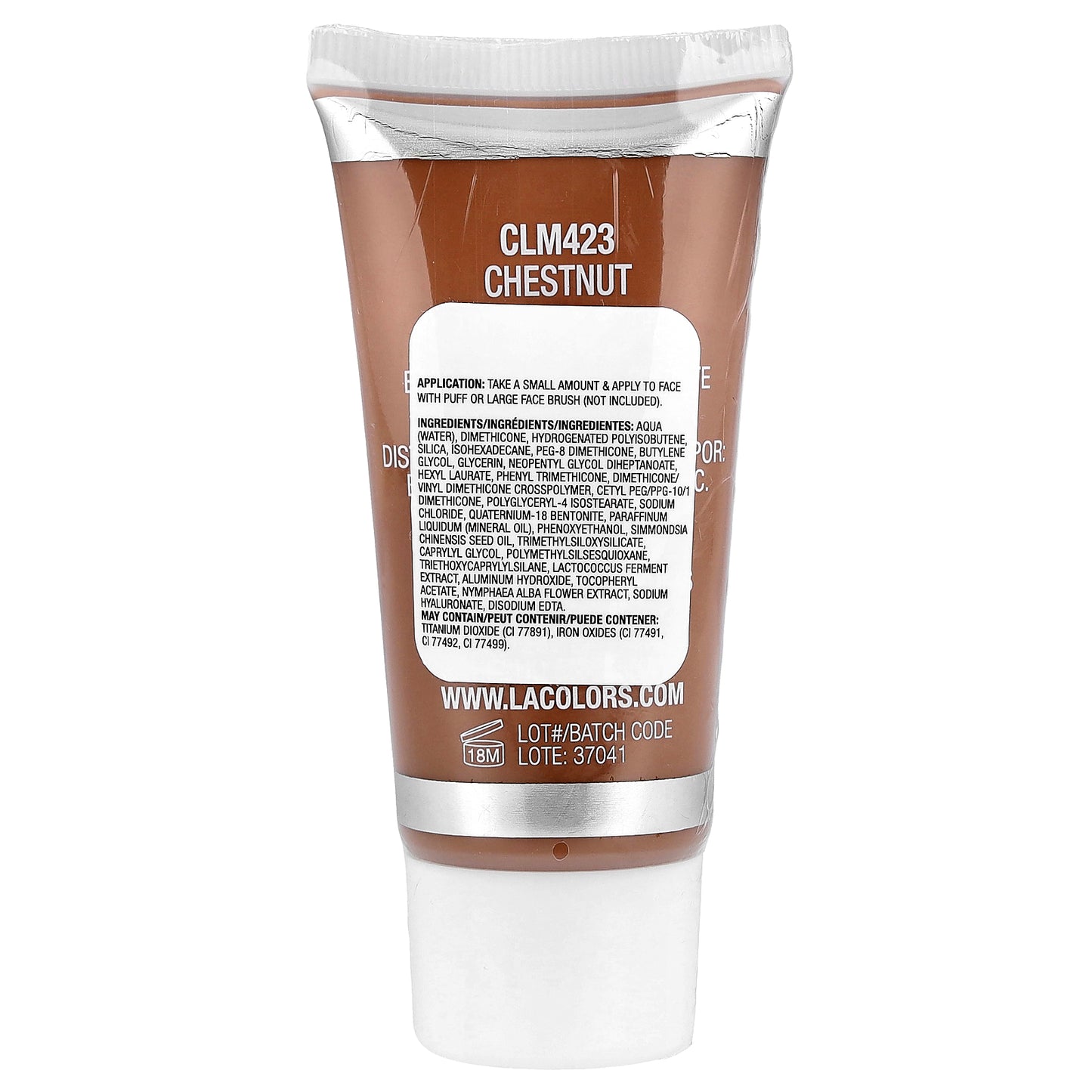 L.A. Colors, Natural Skin Tint, CLM423 Chestnut, 1 fl oz (30 ml)
