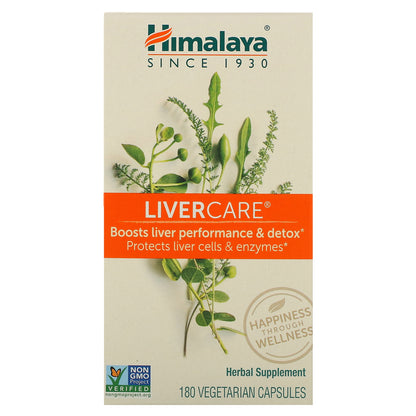 Himalaya, Liver Care, 180 Vegetarian Capsules