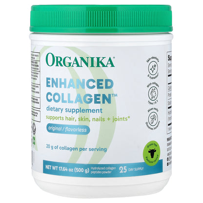Organika, Enhanced Collagen™, Original / Flavorless , 17.64 oz (500 g)
