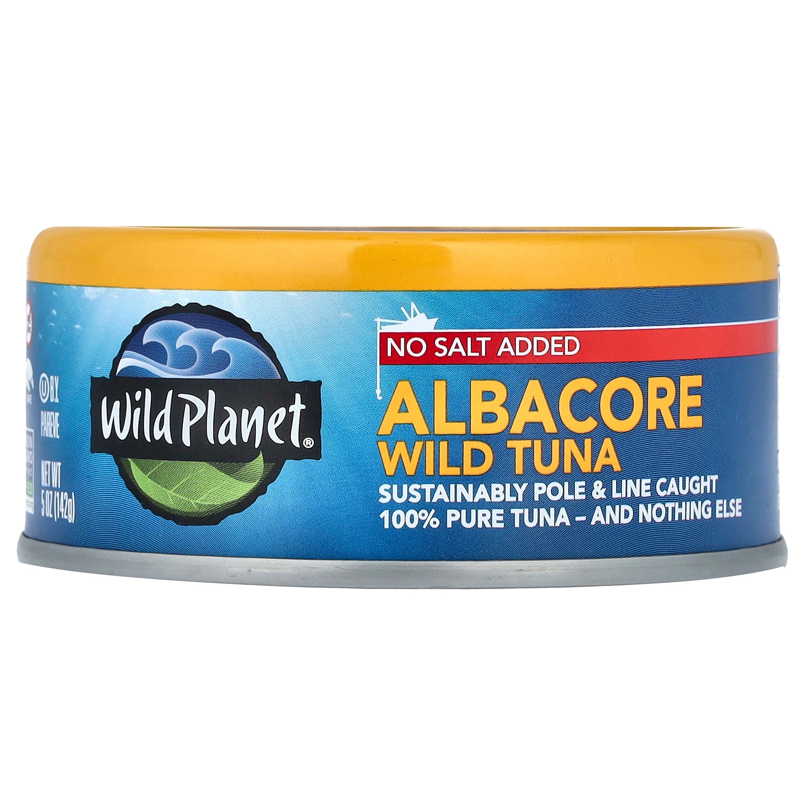 Wild Planet, Albacore Wild Tuna, No Salt Added, 5 oz (142 g)