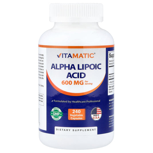 Vitamatic, Alpha Lipoic Acid, 240 Vegetable Capsules (300 mg per Capsule)