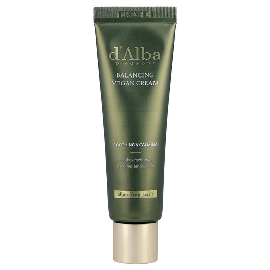 d'Alba, Balancing Vegan Cream, 1.85 fl oz (55 ml)