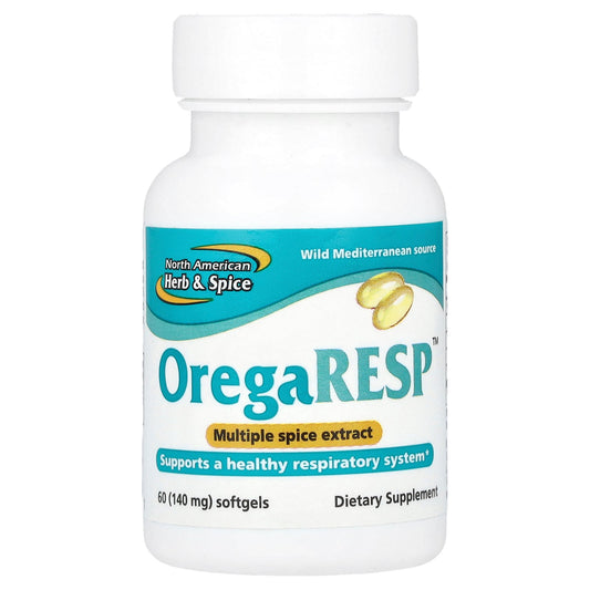 North American Herb & Spice, OregaResp™, 60 Softgels