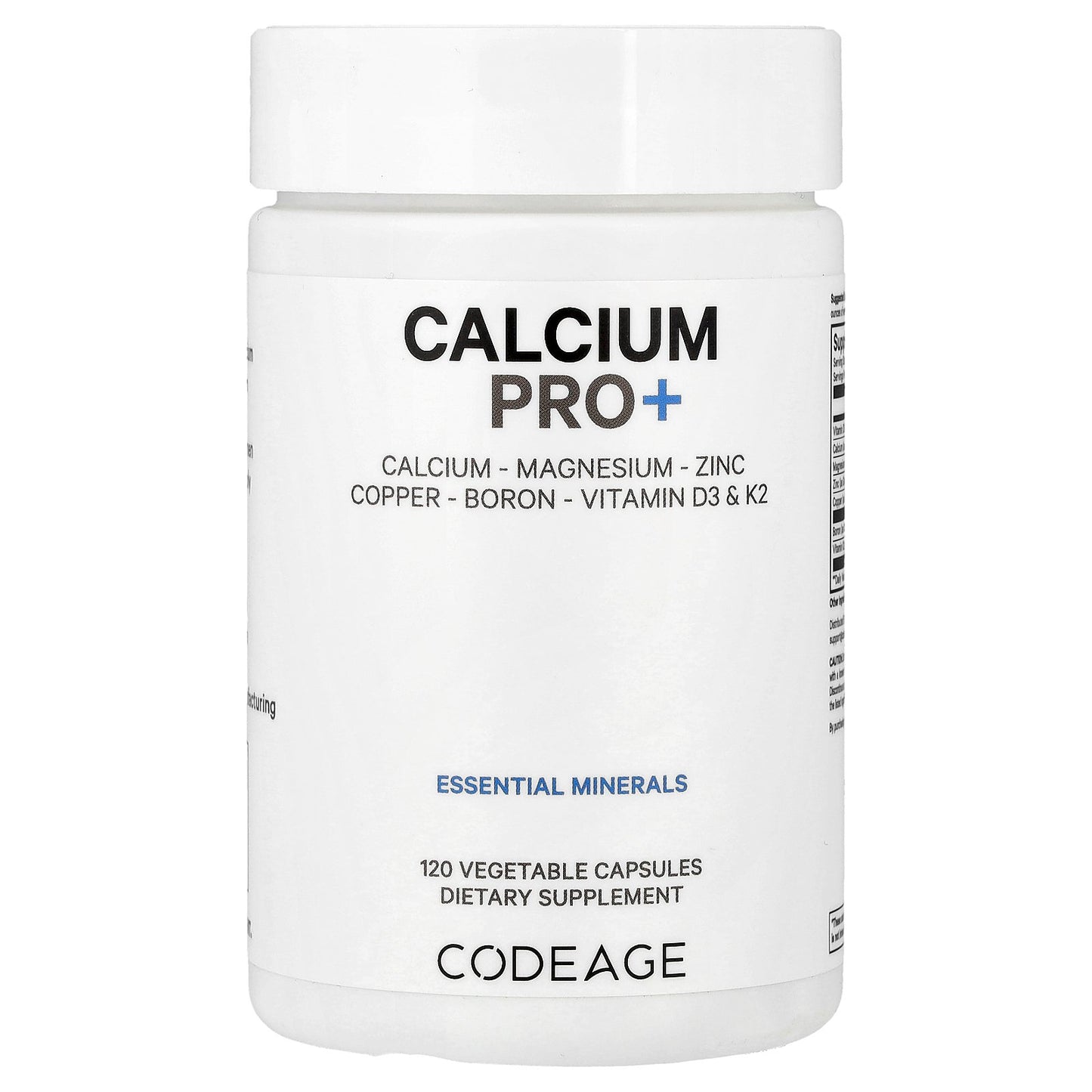 Codeage, Calcium Pro+, 120 Vegetable Capsules