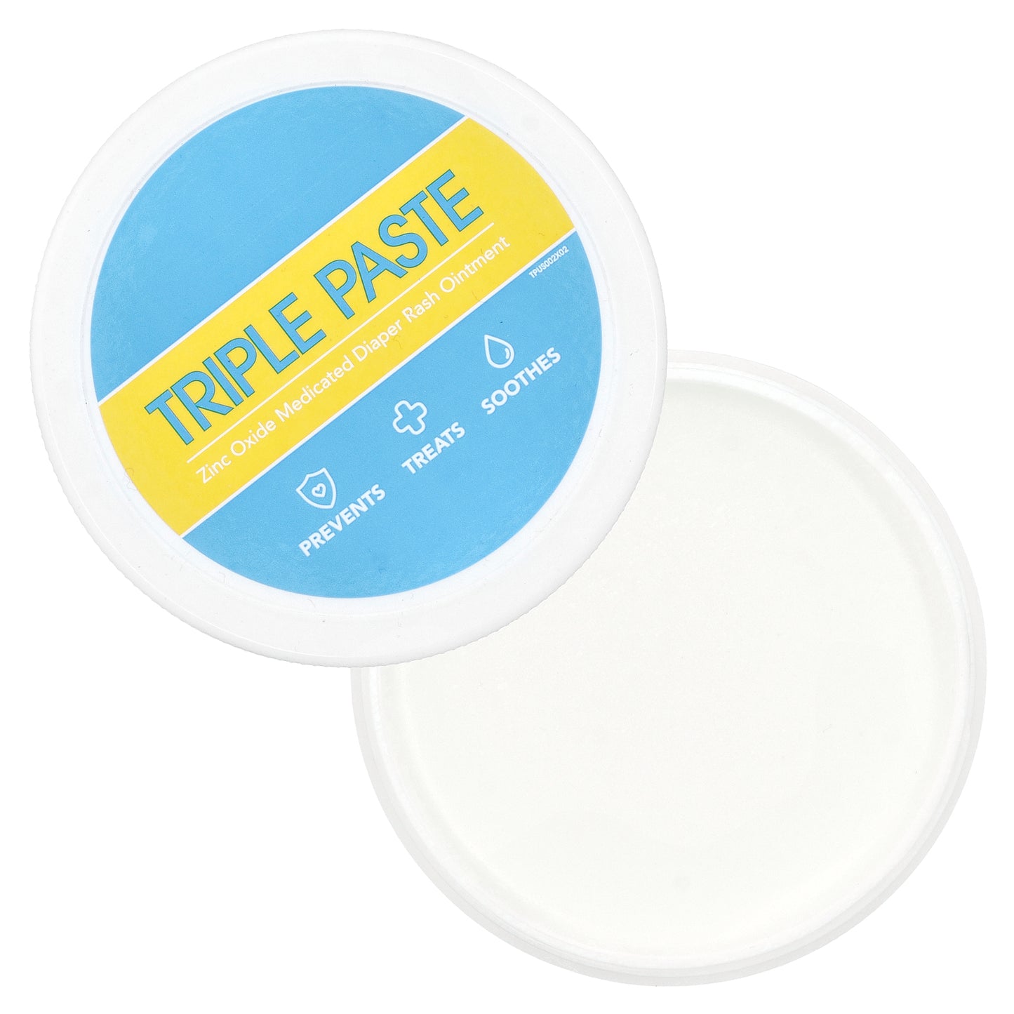 Triple Paste, Zinc Oxide Medicated Diaper Rash Ointment, Fragrance-Free, 8 oz (227 g)