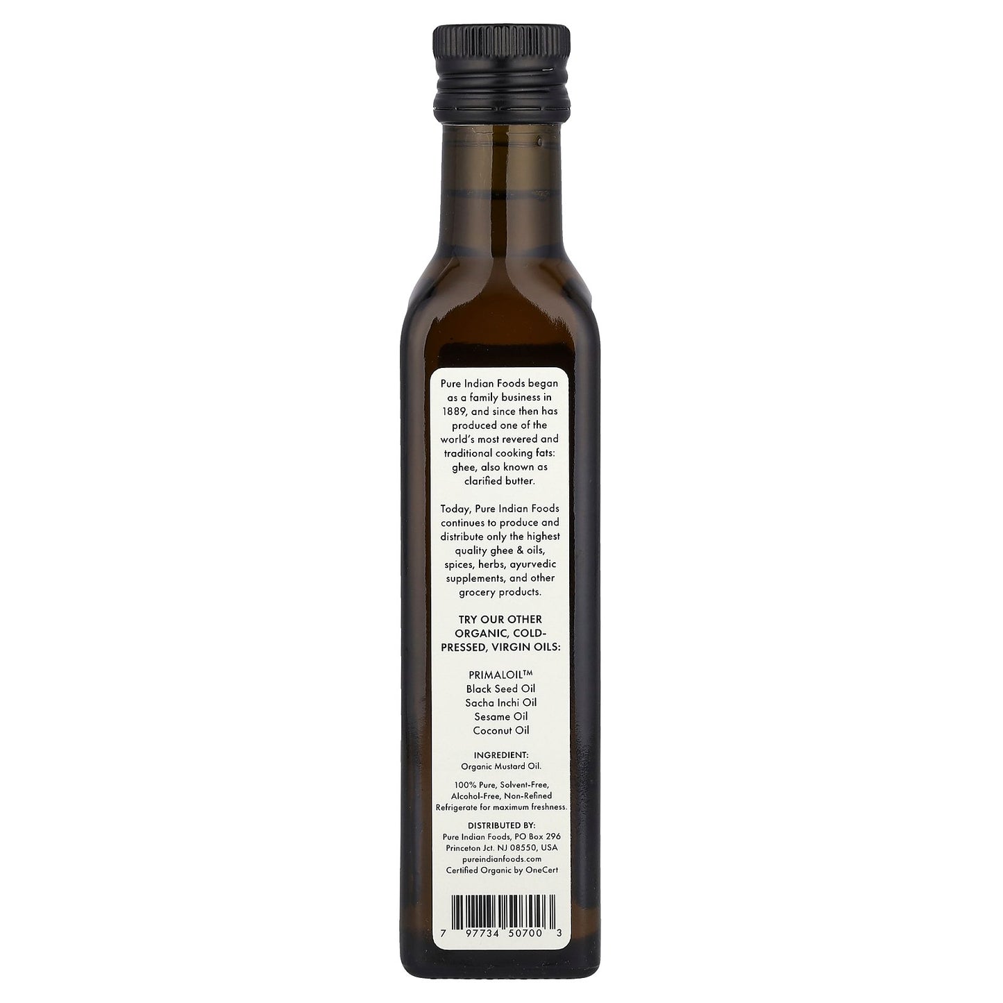 Pure Indian Foods, Mustard Seed Oil, 250 ml