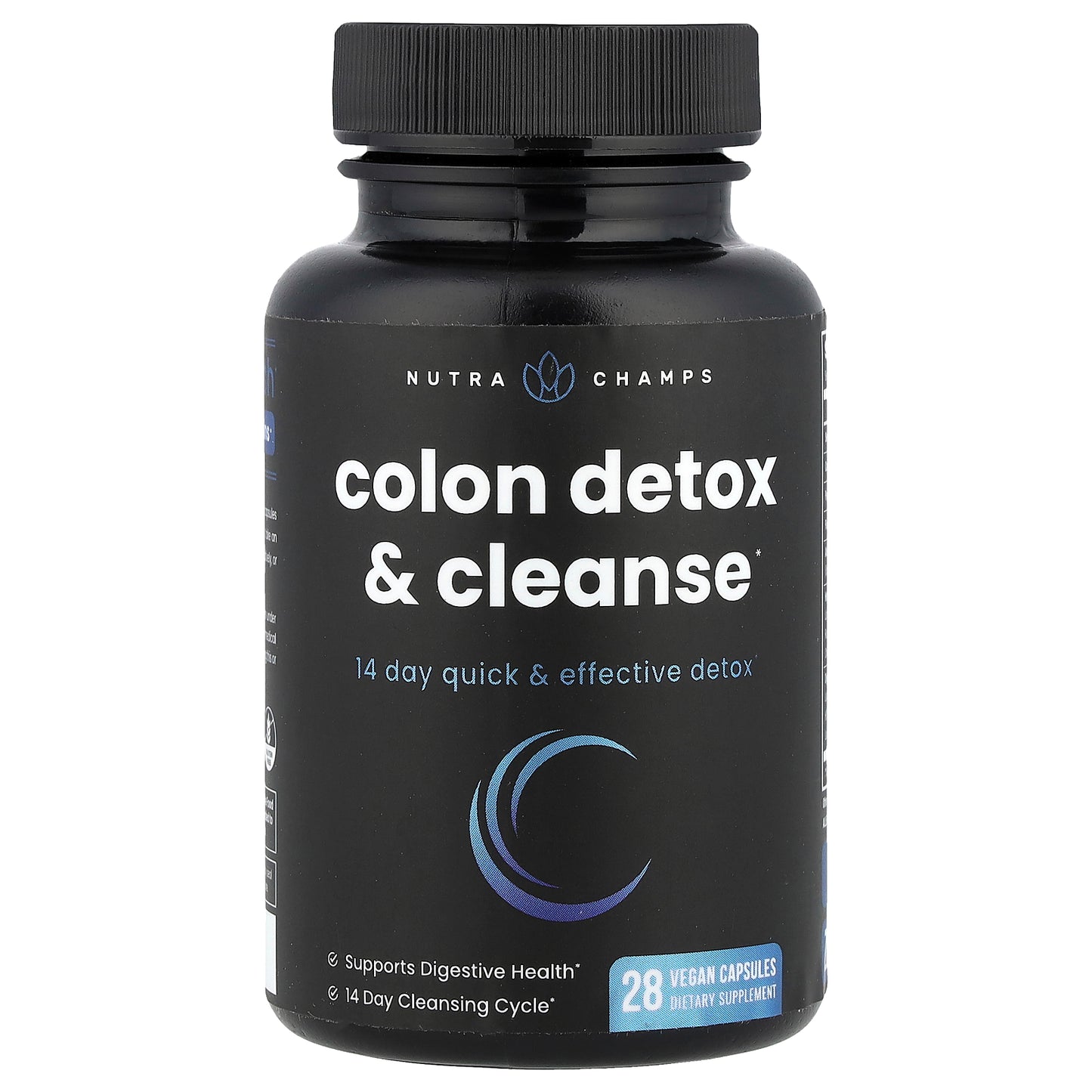 NutraChamps, Colon Detox & Cleanse, 28 Vegan Capsules