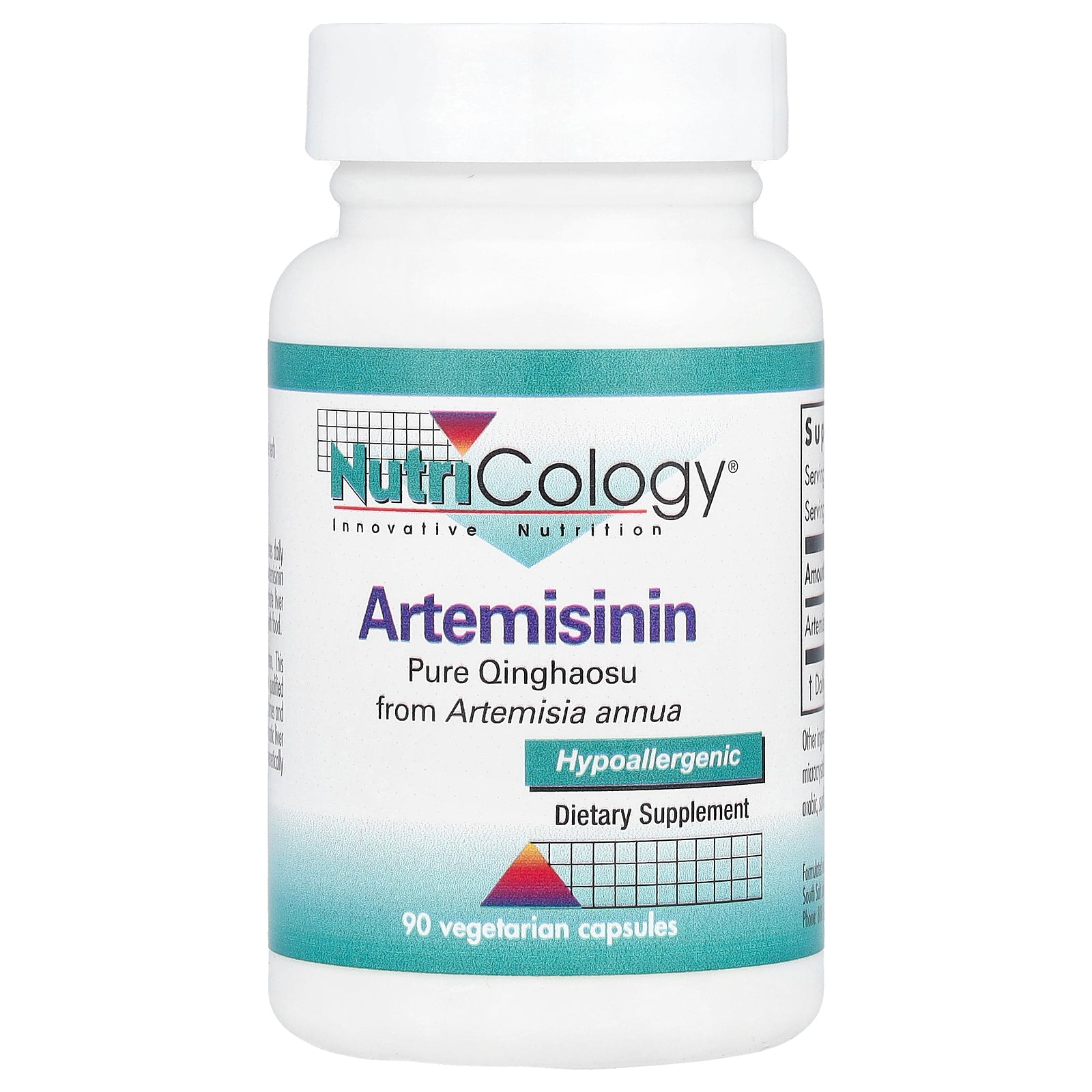 Nutricology, Artemisinin, 90 Vegetarian Capsules