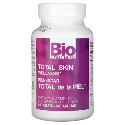 Bio Nutrition, Total Skin Wellness, 60 Tablets