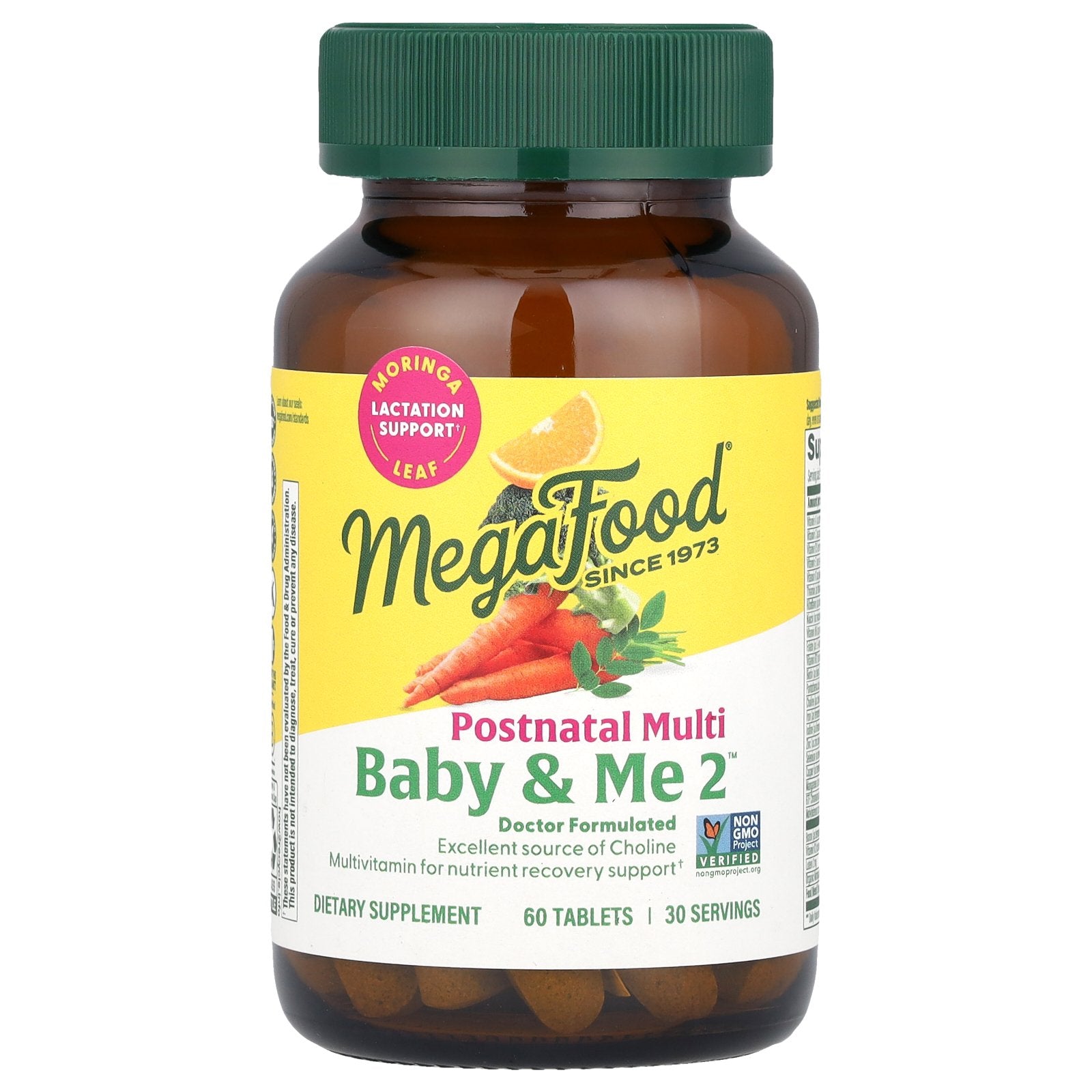 MegaFood, Baby & Me 2™, Postnatal Multi, 60 Tablets