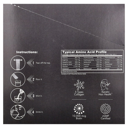 Codeage, Multi Collagen Peptides, Platinum, Unflavored, 30 Packets, 0.38 oz (11 g) Each