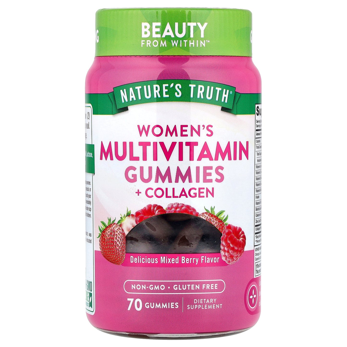 Nature's Truth, Women's Multivitamin Gummies + Collagen, Delicious Mixed Berry, 70 Gummies