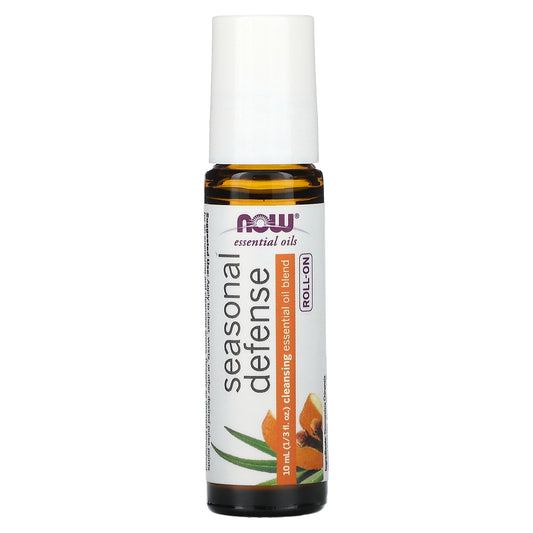 NOW Foods, Essential Oils, Seasonal Defense Roll-On, 1/3 fl oz (10 ml)