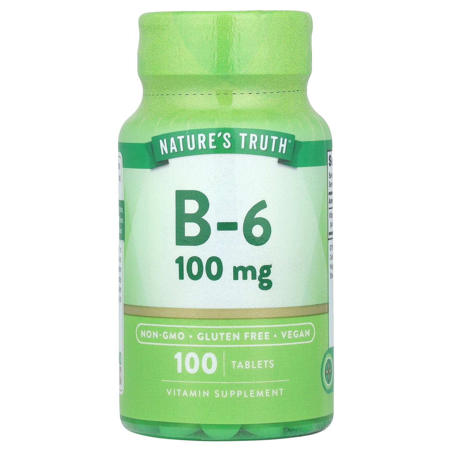 Nature's Truth, Vitamin B-6, 100 mg, 100 Tablets
