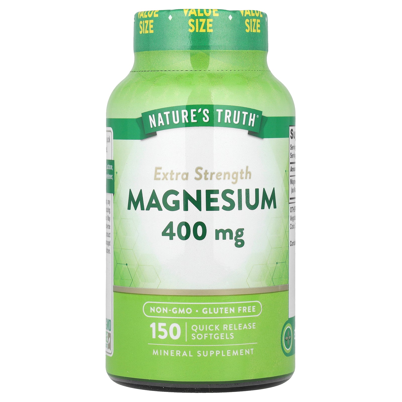 Nature's Truth, Magnesium, 400 mg, 150 Quick Release Softgels