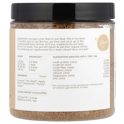 Kin+Kind, Healthy Calm, Herbal Blend Supplement for Dogs and Cats, With Chamomile Thyme, 4 oz (113.4 g)