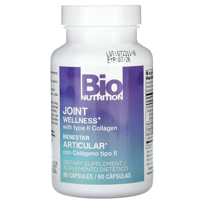 Bio Nutrition, Joint Wellness with Type II Collagen, 60 Capsules