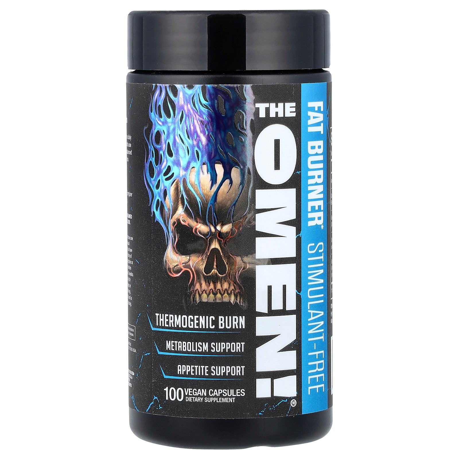 JNX Sports, The Omen!®, Fat Burner, Stimulant Free, 100 Vegan Capsules
