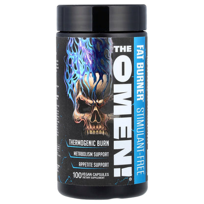 JNX Sports, The Omen!®, Fat Burner, Stimulant Free, 100 Vegan Capsules