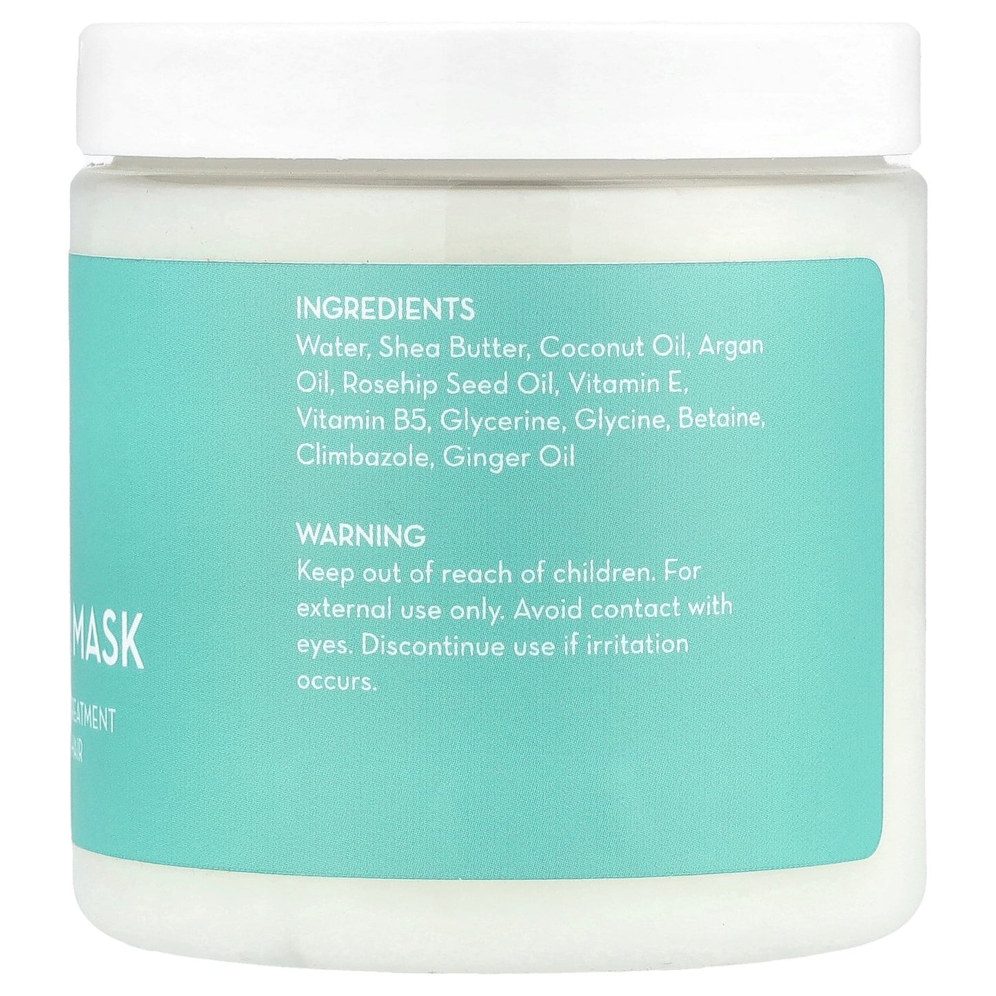 Pure Body Naturals, Argan Oil Hair Mask, Pure Gloss , 8 fl oz (240 ml)