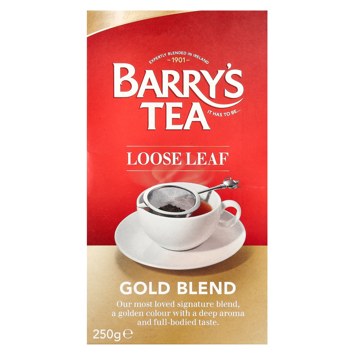 Barry's Tea, Loose Leaf Tea, Gold Blend, 250 g