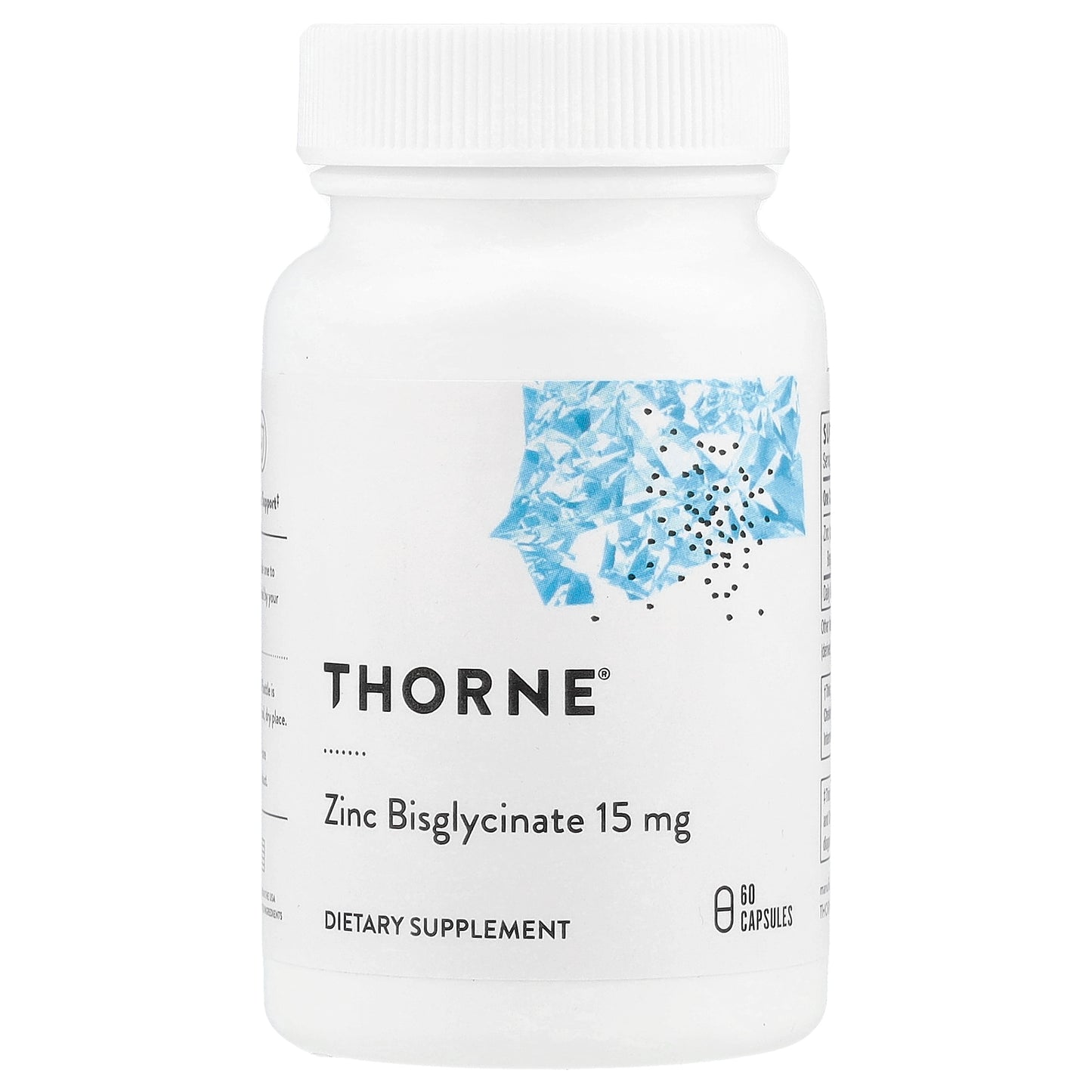 Thorne, Zinc Bisglycinate, 15 mg,  60 Capsules