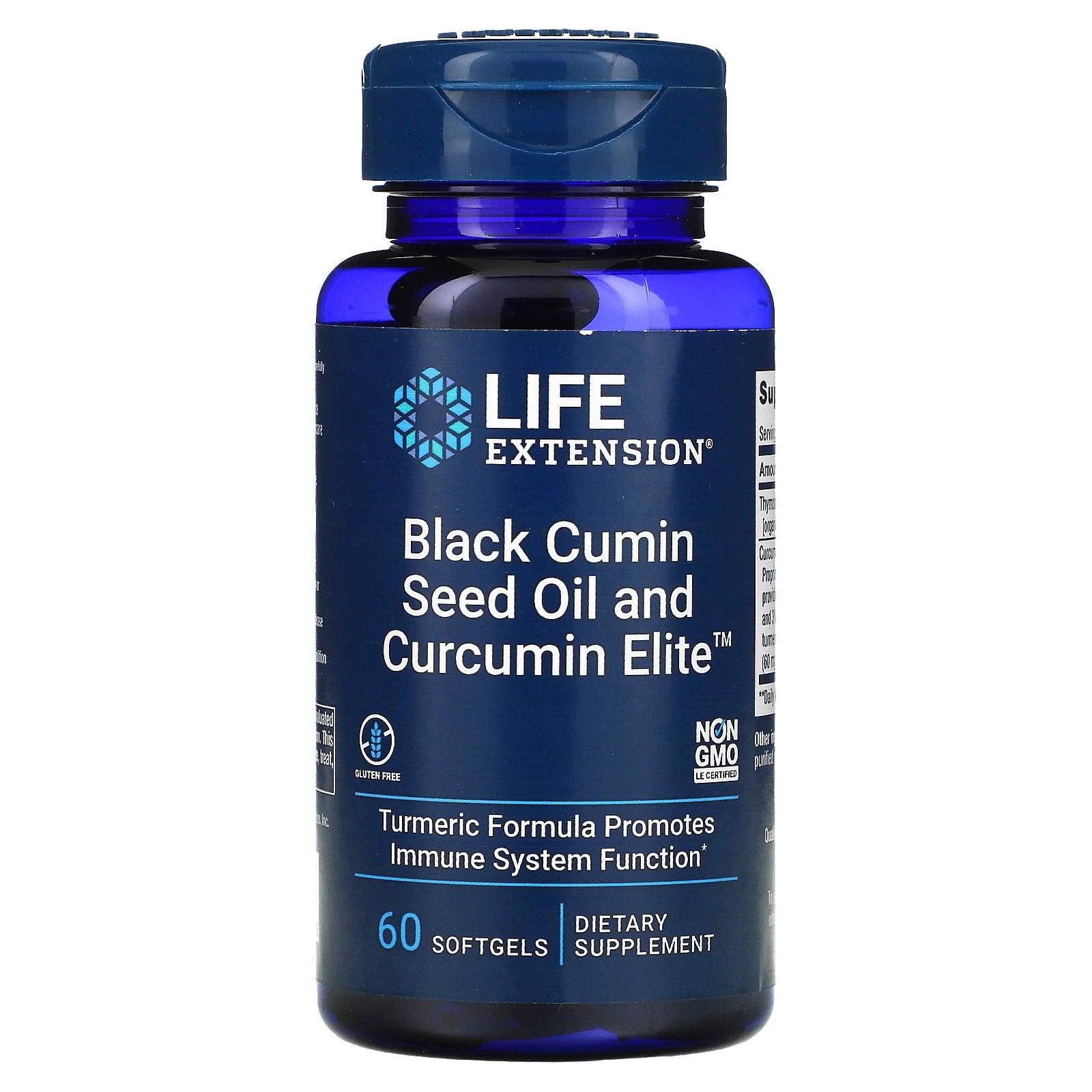 Life Extension, Black Cumin Seed Oil and Curcumin Elite , 60 Softgels