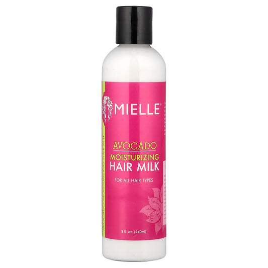 Mielle, Moisturizing Hair Milk, Avocado, For All Hair Types, 8 fl oz (240 ml)